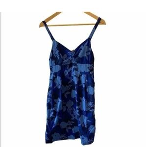 JOE FRESH Blue Floral Print Cotton Sundress S